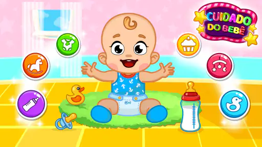 Jogos de cuidar e vestir bebês screenshot 1
