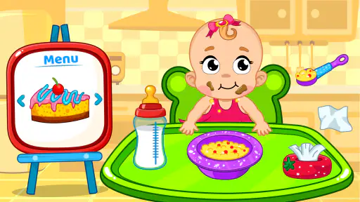 Jogos de cuidar e vestir bebês screenshot 3