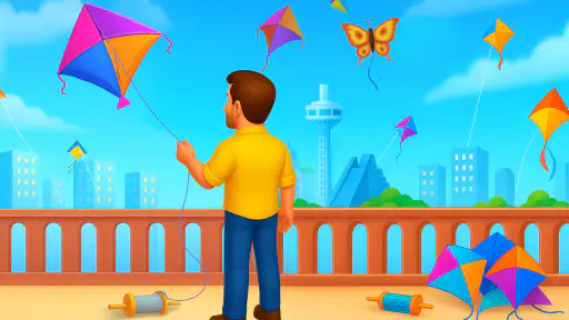 Kite Flying Adventure Game screenshot 5