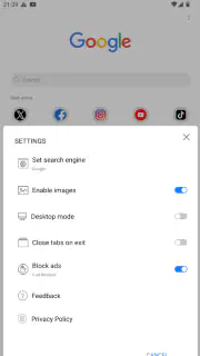 Kiwi Browser - Fast & Quiet screenshot 3