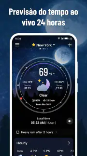Know Weather: Radar ao vivo screenshot 1