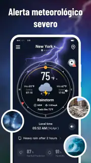 Know Weather: Radar ao vivo screenshot 2