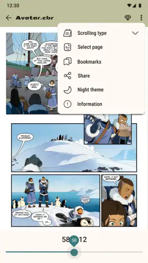 Leitor de quadrinhos (cbz/cbr) screenshot