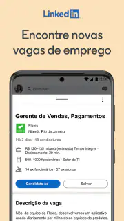 LinkedIn: Pesquisa de emprego screenshot 1