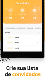 Lista de Convidados & Festas screenshot 8