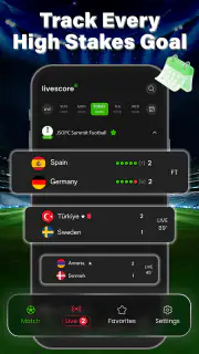 Live Score: Football Match screenshot 1