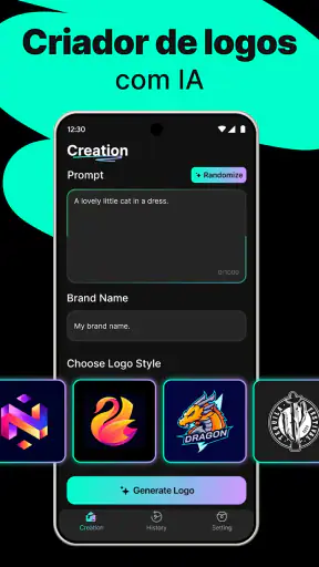 Logo Maker - Design IA screenshot