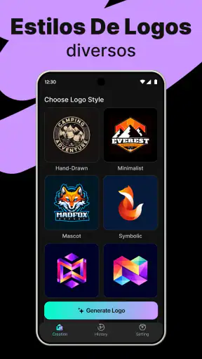 Logo Maker - Design IA screenshot