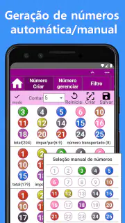 Lotofácil (Gerador de números) screenshot 2