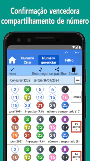 Lotofácil (Gerador de números) screenshot 3