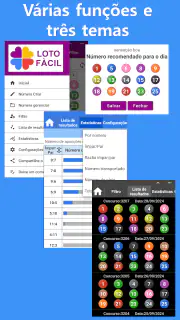 Lotofácil (Gerador de números) screenshot 7