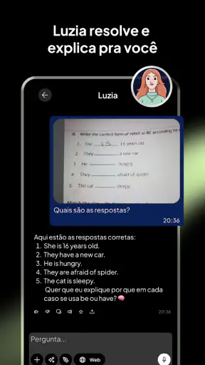 Luzia: Assistente Virtual IA screenshot