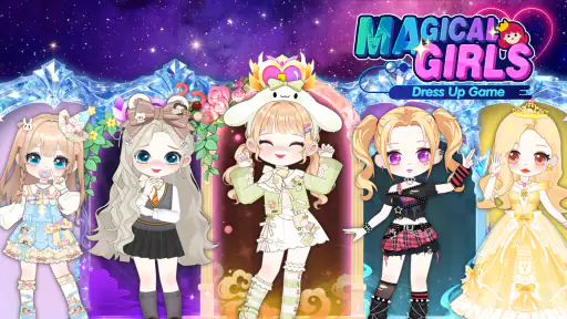 Magical Girls: Jogo de Vestir screenshot 1