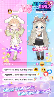 Magical Girls: Jogo de Vestir screenshot 2