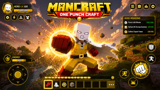 MANCRAFT : One Punch Crafting screenshot 1