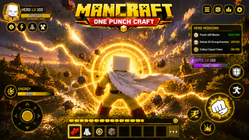 MANCRAFT : One Punch Crafting screenshot 2