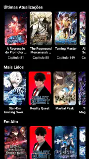 Mangaflix: Leitor de Mangas screenshot 1