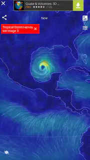 Mapa de vento Furacão Tracking screenshot 2
