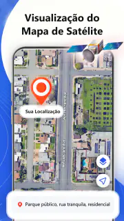 Mapas GPS: vista de satélite screenshot 6