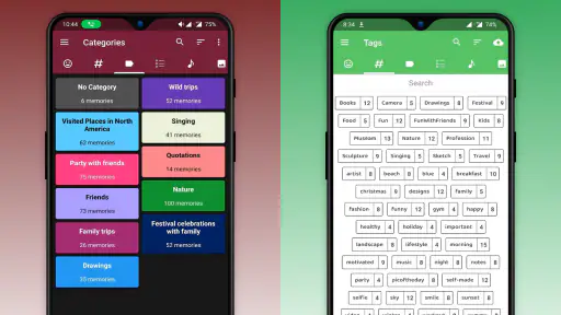 Memorize - Jornal, Diário screenshot 4