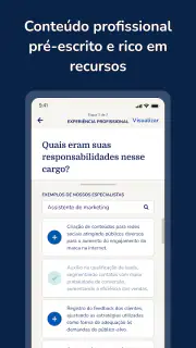 Meu Currículo Perfeito: CVs screenshot 5