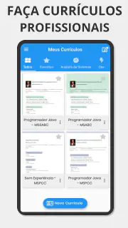 Meu Currículo: Rápido e Fácil screenshot 1