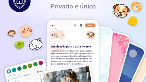 Meu Diário: Diário Privado screenshot 1