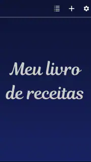 Meu livro de receitas screenshot 1