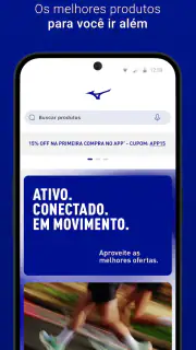 Mizuno App: Tênis e muito mais screenshot 1