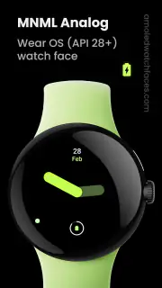 MNML Analog: Watch face screenshot 1