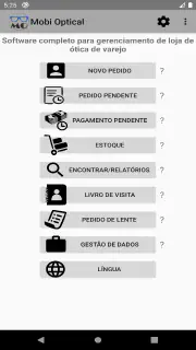 Mobi Optical - Gestão Clientes screenshot 1