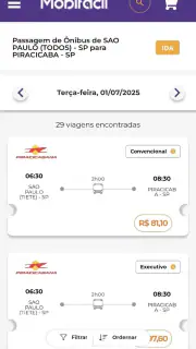 Mobifácil: Passagens de ônibus screenshot 2