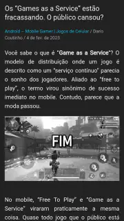 Mobile Gamer Notícias de Jogos screenshot 8