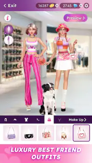 Modelo Moda: Maquiagem, Roupa screenshot 7