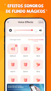 Modificador de Voz com Efeitos screenshot 6
