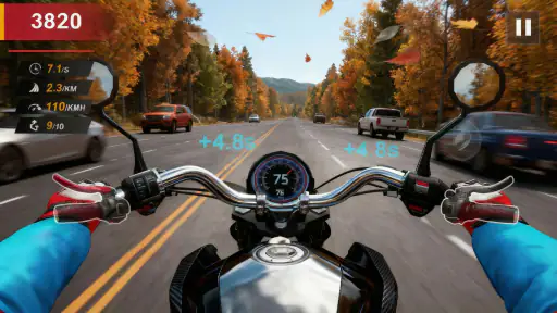 Moto Rider: Corrida na Estrada screenshot 3