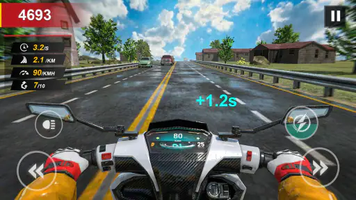 Moto Rider: Corrida na Estrada screenshot 5