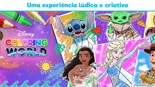 Mundo Colorido da Disney screenshot