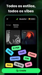 Musicful: Criador de Música IA screenshot 5