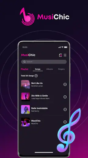 MusiChic - Música Offline screenshot