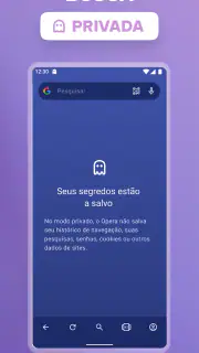 Navegador privado Opera com IA screenshot 7