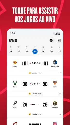 NBA – App Oficial screenshot
