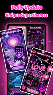 Neon Love Pro Theme screenshot 3