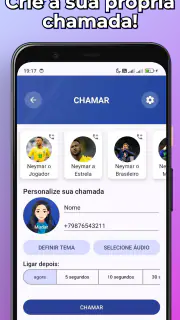 Neymar Chamada Falsa e Chat screenshot 4