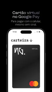NG.CASH - conta, cartão e pix screenshot 3