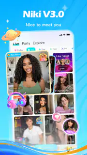 Niki Live - Live Stream&Party screenshot 1