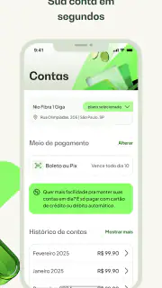 Nio: internet fibra screenshot 2