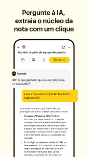 NoMeet - Notas&Reunião com IA screenshot 6