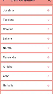 Nomes e significados screenshot 6