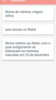 Nomes e significados screenshot 7